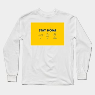 Stay home - Covid parody of Ikea Long Sleeve T-Shirt